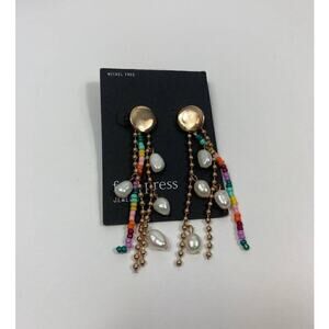 4/$25 NWT Free Press colorful earrings